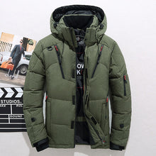 Load image into Gallery viewer, Thick Hooded Winter Jacket (Duck Down Parka)
