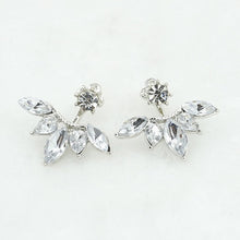 Load image into Gallery viewer, Crystal Flower Stud Earrings
