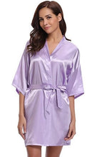 Load image into Gallery viewer, Silk Kimono Robe Bathrobe
