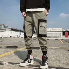 Load image into Gallery viewer, Men&#39;s Two-Tone Joggers With Side Pockets
