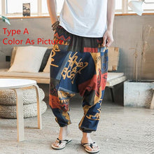 Load image into Gallery viewer, Men&#39;s Baggy Cotton Pants
