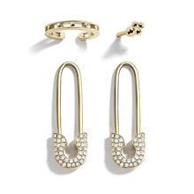 Load image into Gallery viewer, Pearl Ear Cuff, C Shaped Clip Earrings
