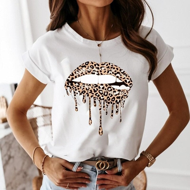 Ruffled Short Sleeve T-Shirts