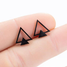 Load image into Gallery viewer, Geometric Stainless Steel Earrings
