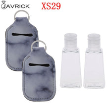 Load image into Gallery viewer, Hand Sanitizer Keychain Holder Travel Bottle Refillable Containers 30ml Flip Cap Reusable Bottles with Keychain Carrier
