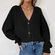 Load image into Gallery viewer, Oversize V Neck Knitted Cardigans
