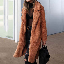 Load image into Gallery viewer, Long Faux Fur Jacket
