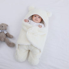 Load image into Gallery viewer, Baby Bear Ultra-Soft Fluffy Fleece Nursery Wrap
