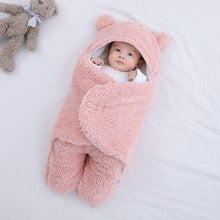 Load image into Gallery viewer, Baby Bear Ultra-Soft Fluffy Fleece Nursery Wrap
