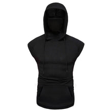 Load image into Gallery viewer, Men&#39;s Sleeveless Vest With Integrated Face Covering
