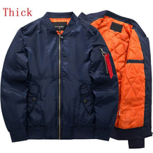 Load image into Gallery viewer, Thick and Thin Military Bomber Jacket&#39;s
