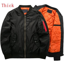 Load image into Gallery viewer, Thick and Thin Military Bomber Jacket&#39;s
