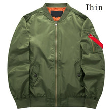 Load image into Gallery viewer, Thick and Thin Military Bomber Jacket&#39;s
