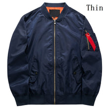 Load image into Gallery viewer, Thick and Thin Military Bomber Jacket&#39;s
