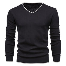 Load image into Gallery viewer, Men&#39;s 100% Cotton Pullover V-neck
