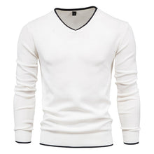 Load image into Gallery viewer, Men&#39;s 100% Cotton Pullover V-neck
